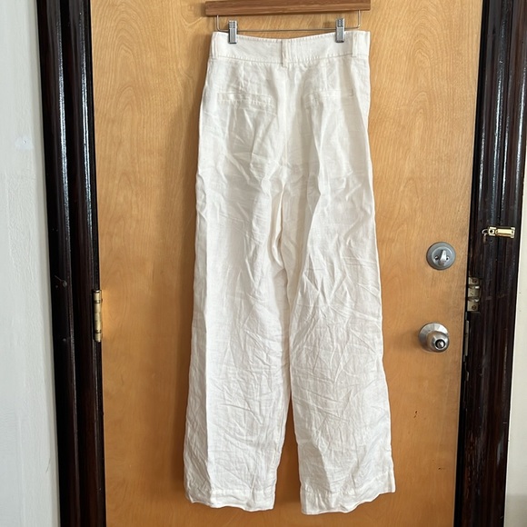 The linen way-high drape pant, bone, everlane - Picture 8 of 9